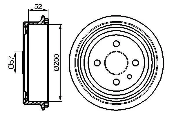ARKA KAMPANA VECTRA A 89>95 ASTRA F 91>98 1.4-1.6-1.8-2.0 LACETTI 05>13 242x200x53x100 4DL 568054-91024352 (2 ADET) 568057-90168958-568039-90105445