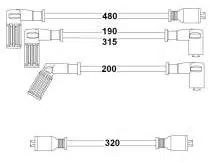 BUJİ BOBİN KABLOSU DKŞ S-SL-SLX-UNO-TMPR-TIPO 1.4-1.6 8V UZUNLAMA MOTOR 7706494-7611124