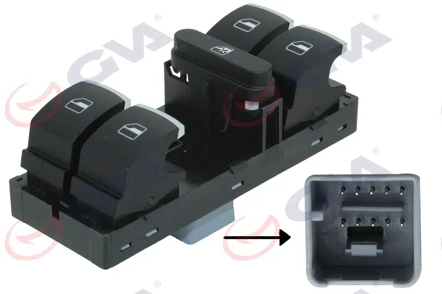 CAM AÇMA ANAHTARI SOL GOLF 6 09-12 -JETTA 11-17 -PASSAT 10-14 -TIGUNAN 08-18 -TOURAN 10-15 - AMAROK 11-16 5K4959857A-5K4959857-5K4959857AXSH