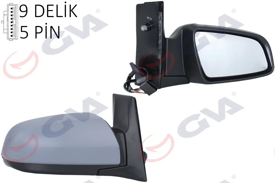 DIŞ DİKİZ AYNASI SAĞ ZAFIRA B 05> ELEKTRİKLİ ISITMALI ASTARLI KONVEKS 5 FİŞ VM-6169EHPR 6428224