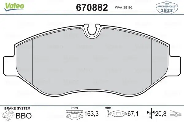 FREN BALATASI ON MERCEDES W639 W447 B906 . VW CRAFTER 30-35-50 A0044208320-2E0698151