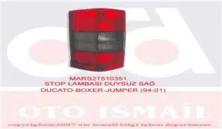 STOP LAMBASI DUYSUZ SAĞ BOXER-JUMPER-DUCATO 94-01 6351.AL-1326358080