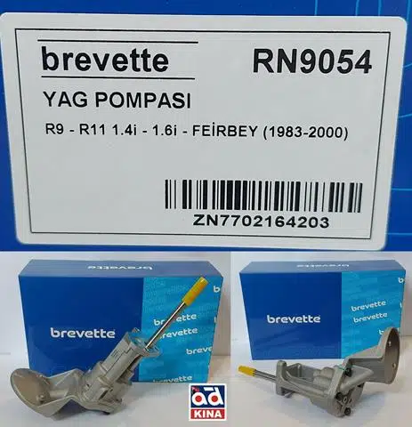 YAĞ POMPASI RN9054 R9 R11 1.4İ 1.6İ FAIRWAY 7702164203